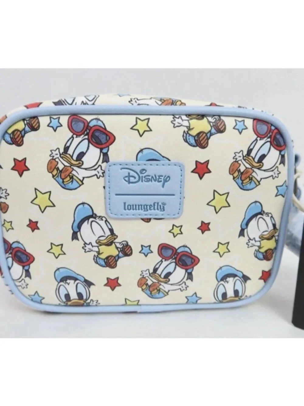 Loungefly Disney Baby Donald Duck Stars Camera Crossbody Bag NWT